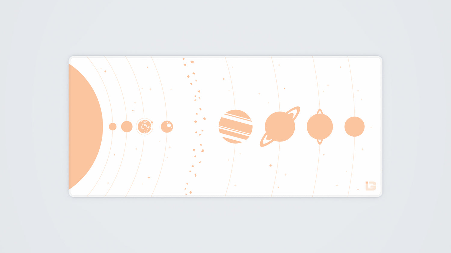 Solar System - Cosmic White