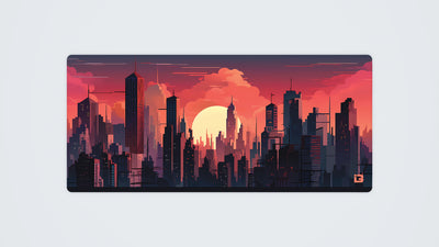 Coucher de soleil dans la Ville Sombre