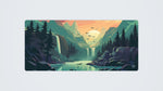 Grünes Sonnenuntergangs-Bundle