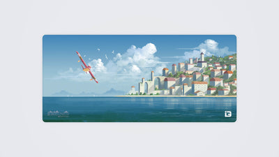 Uccello Rosso e Città Costiera