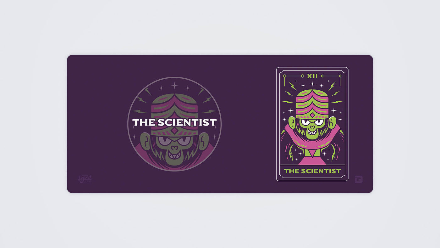 The Scientist Monkey Tarot Card