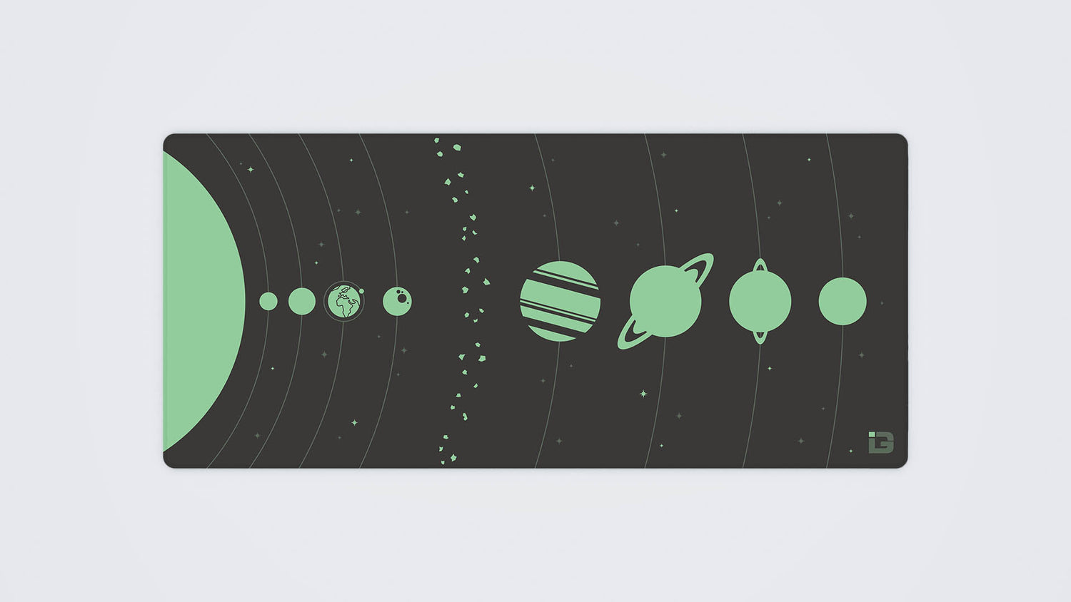 Solar System - Aurora Green