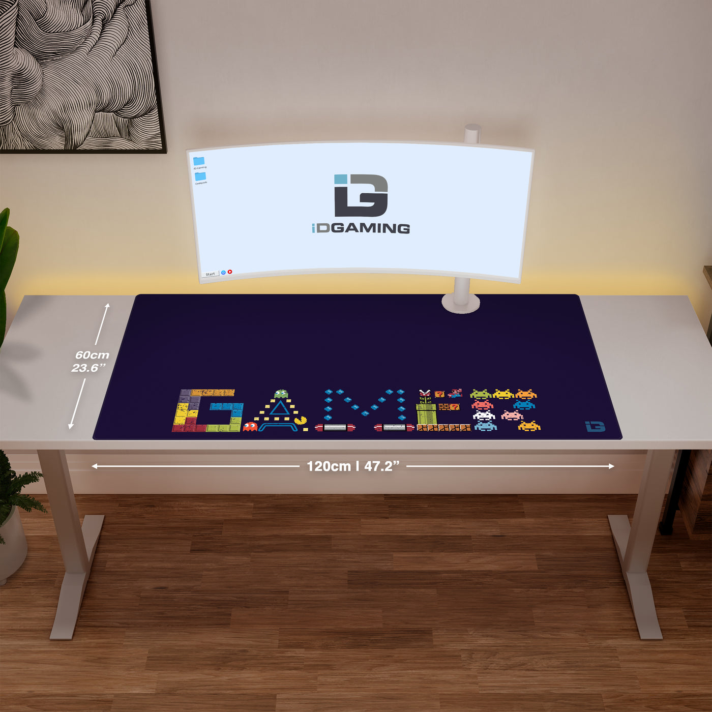 Gamer d'arcade rétro