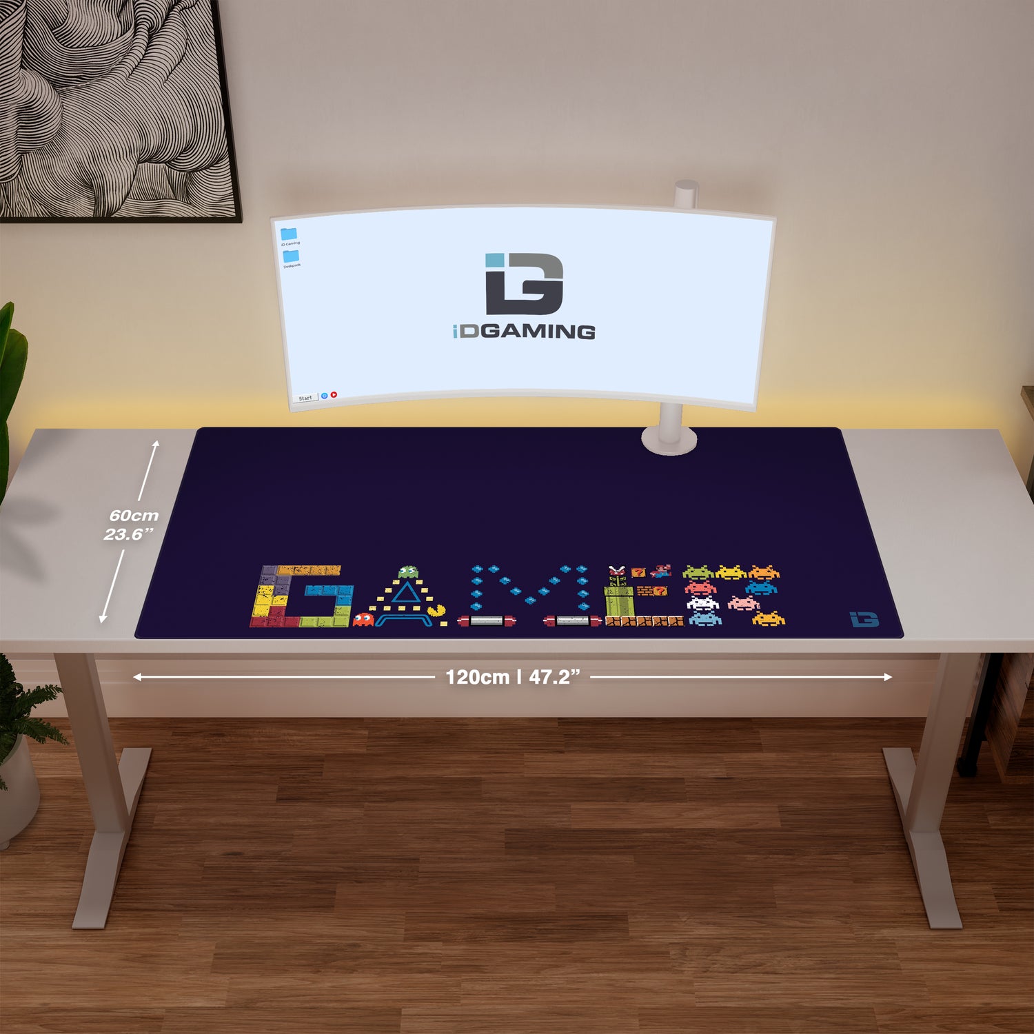 Gamer d'arcade rétro