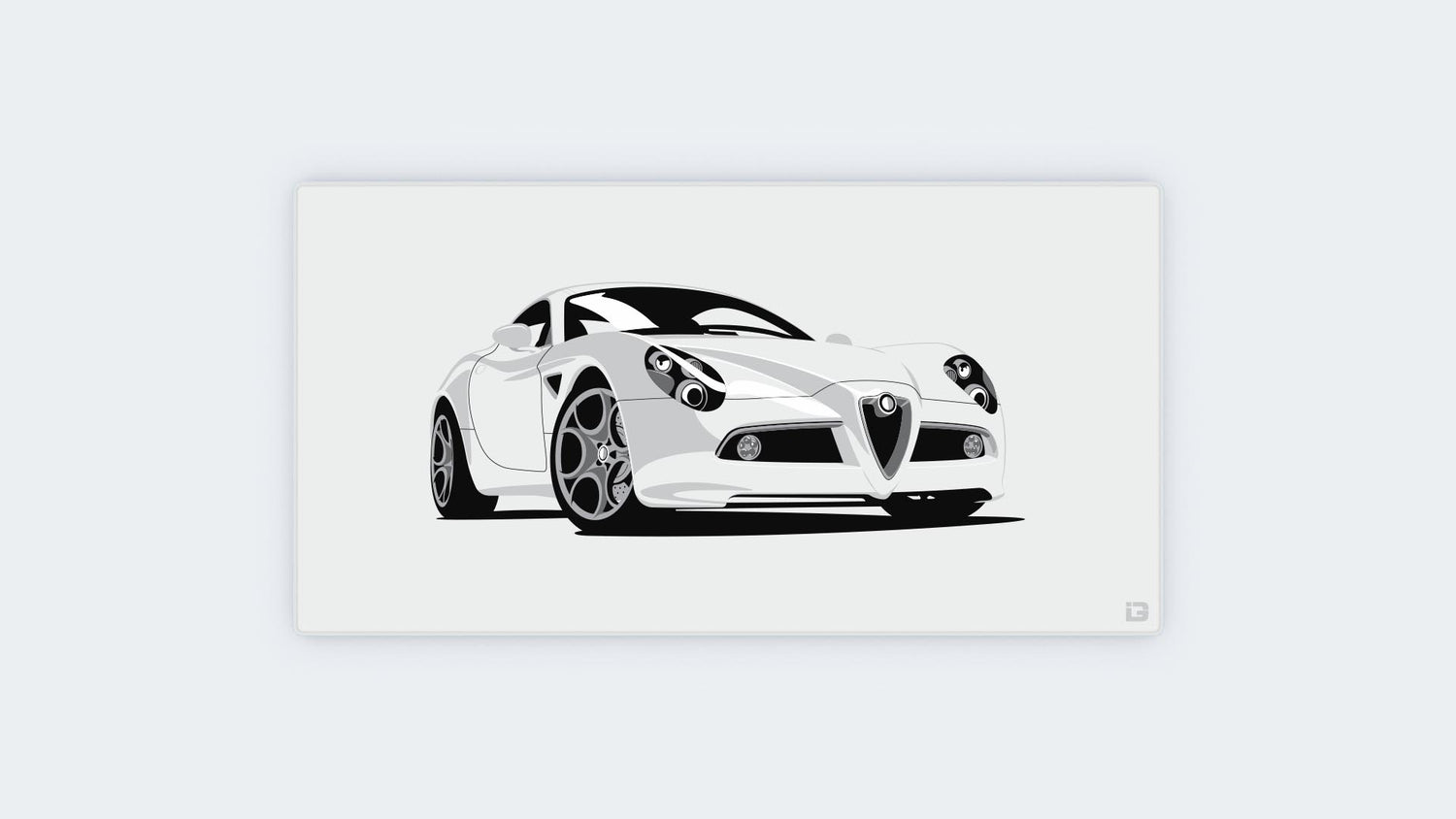 8C White