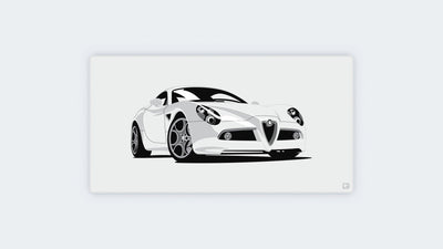 8C White
