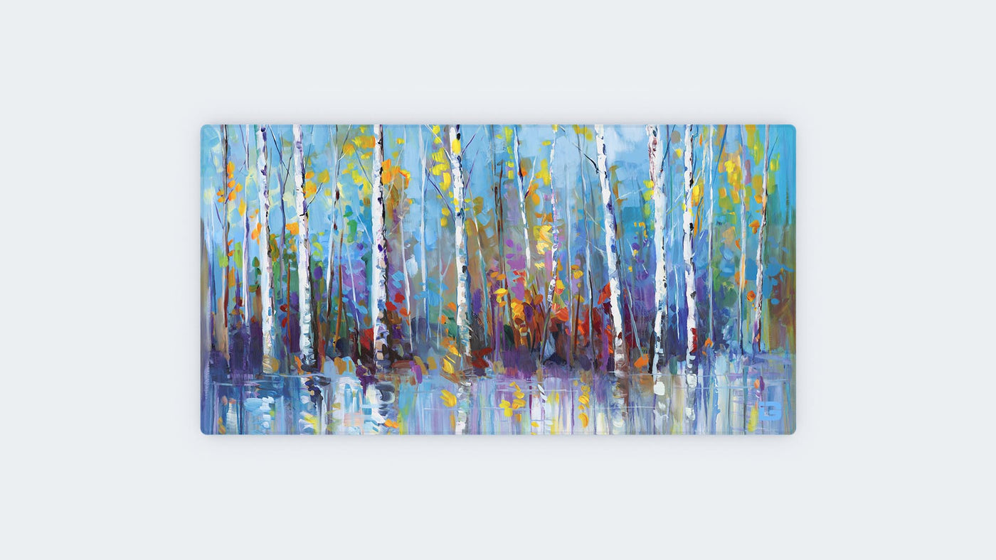 Colourful Birch Trees