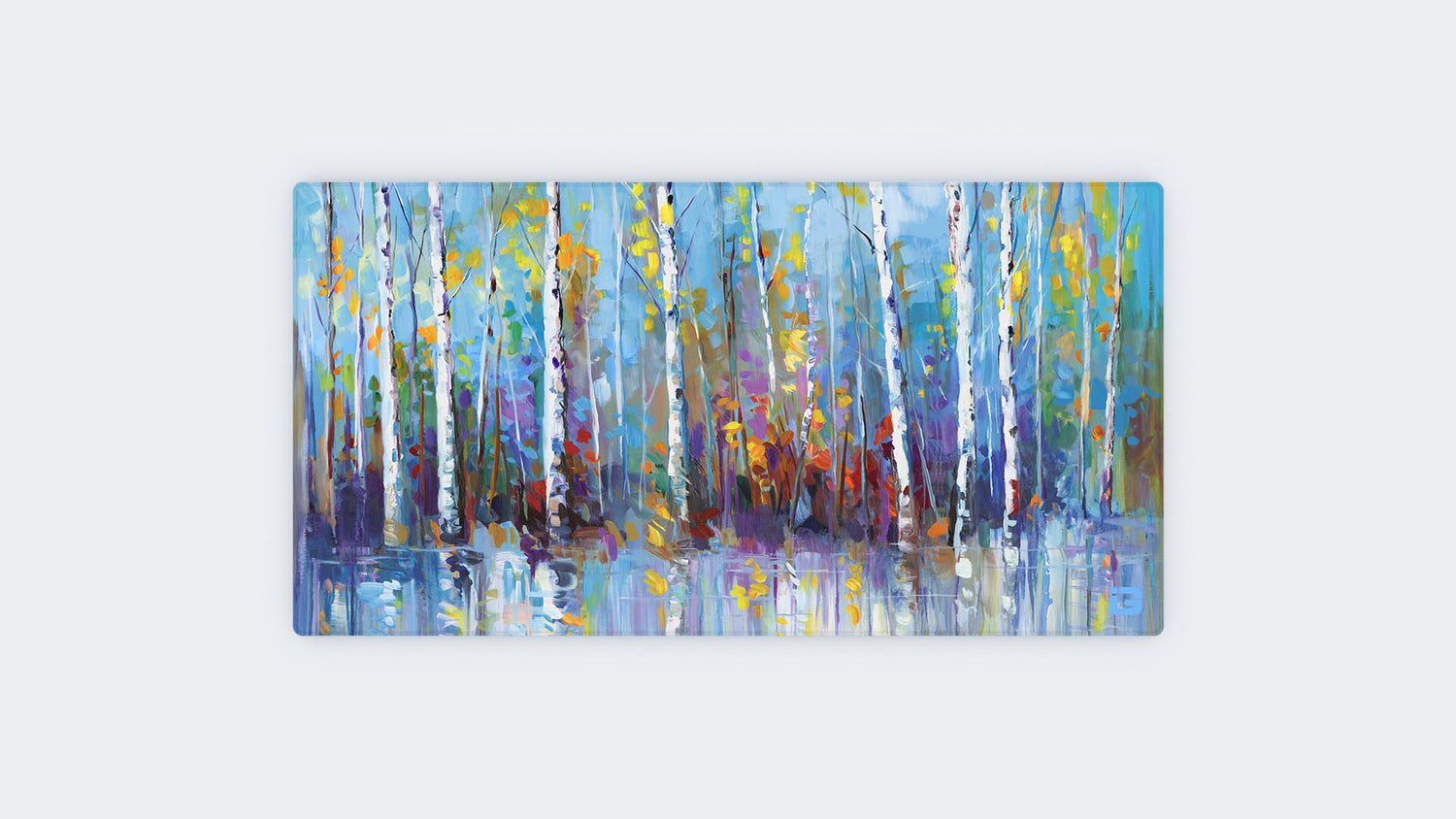 Colourful Birch Trees