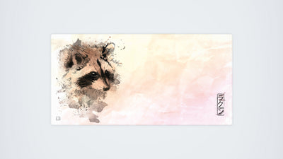 Water Colour Raccoon