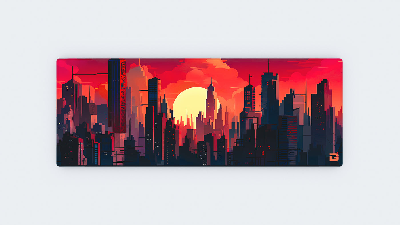 Sunset in the Dark City