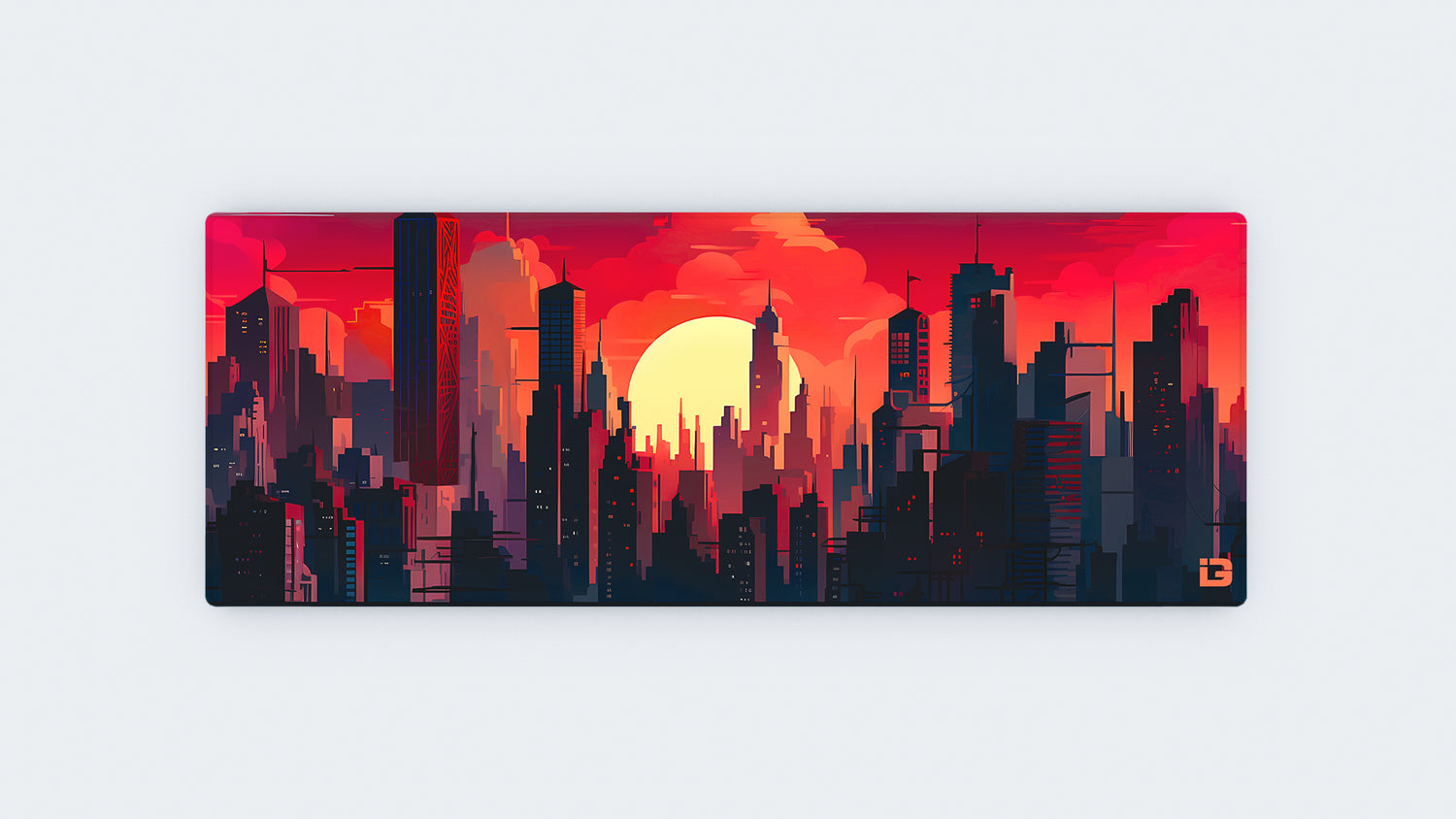 Sunset in the Dark City