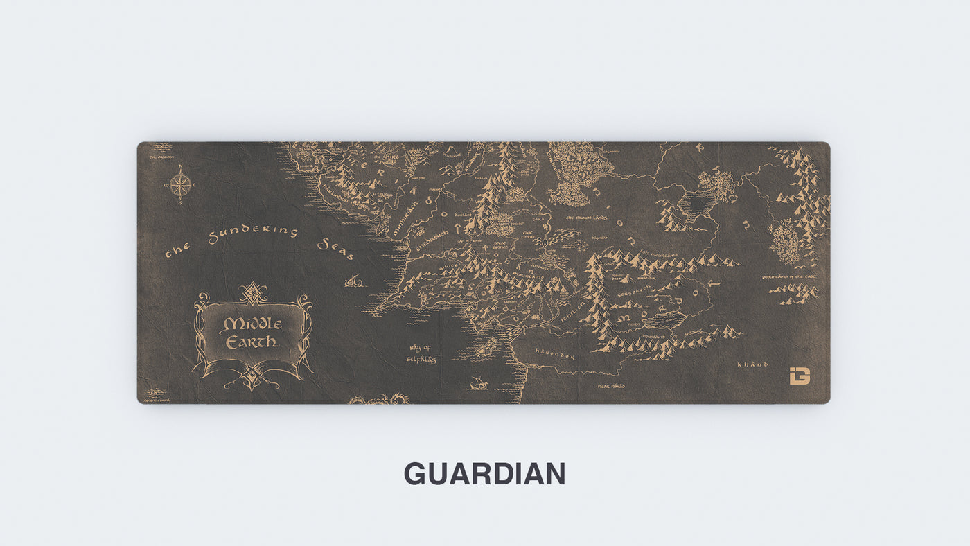 Middle Earth Map - Dark Theme
