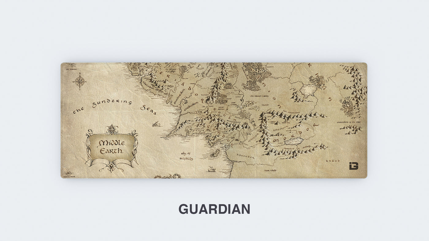Middle Earth Map - Light Theme