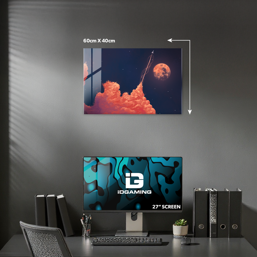 Bursting Past The Full Moon