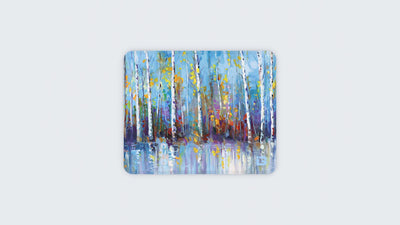 Colourful Birch Trees