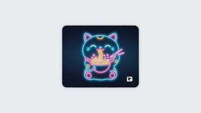 Neon Retro Neko Ramen