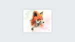 Aquarelle Renard