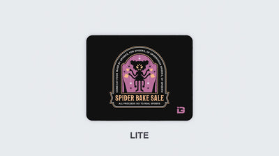 Emblème de la vente de gâteaux de l'araignée