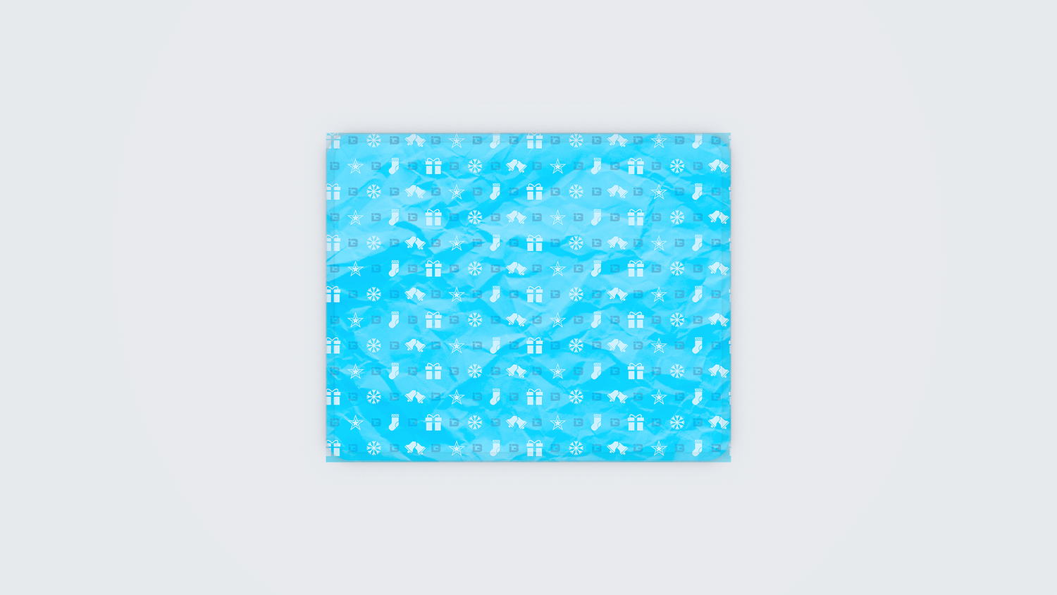 XMAS Wrapping Paper Blue