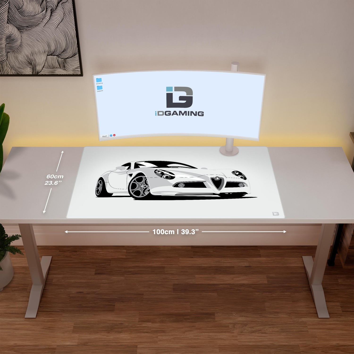 8C White