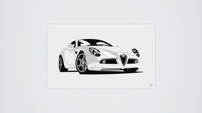 8C White