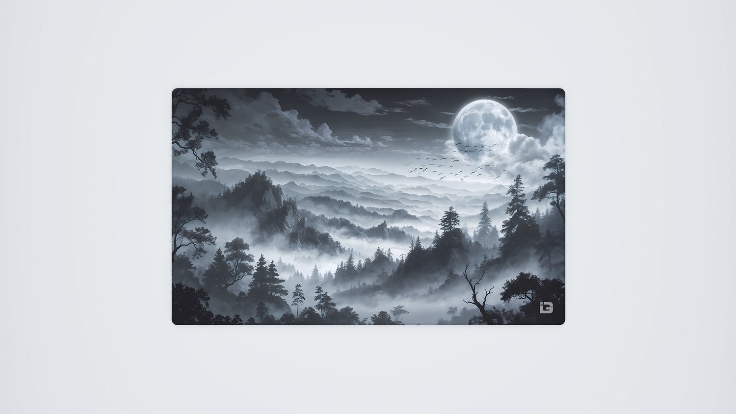 Grey Moonlit Night
