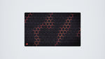 Hexagon Grid Red