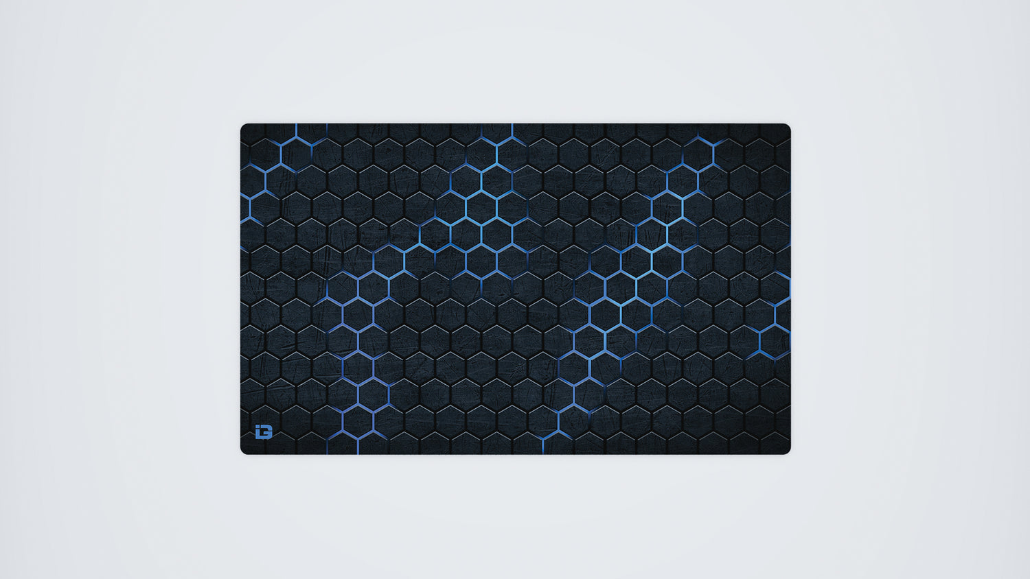 Hexagon Grid Blue