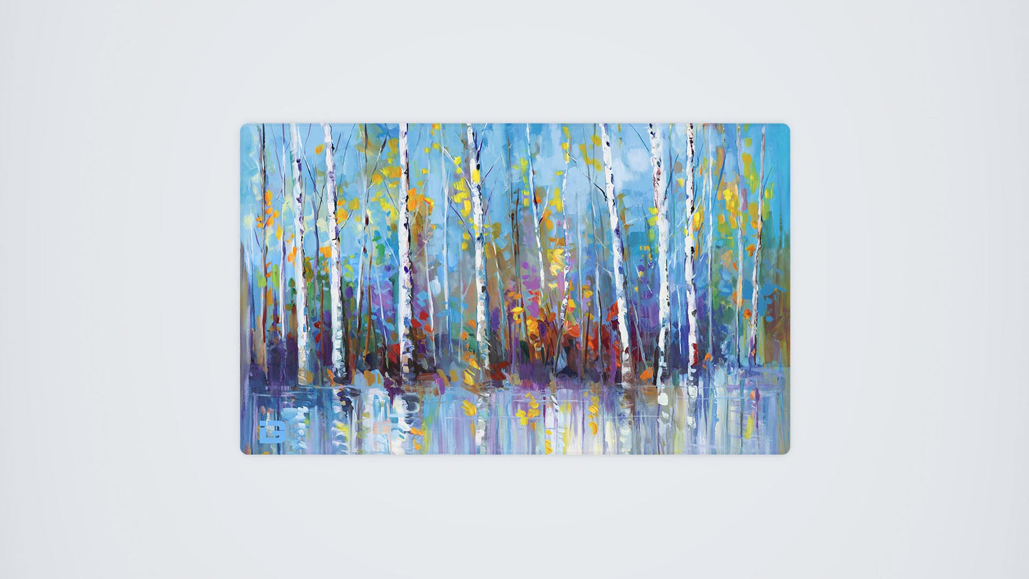 Colourful Birch Trees