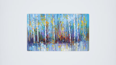 Colourful Birch Trees