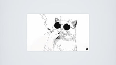 Smoking Cat