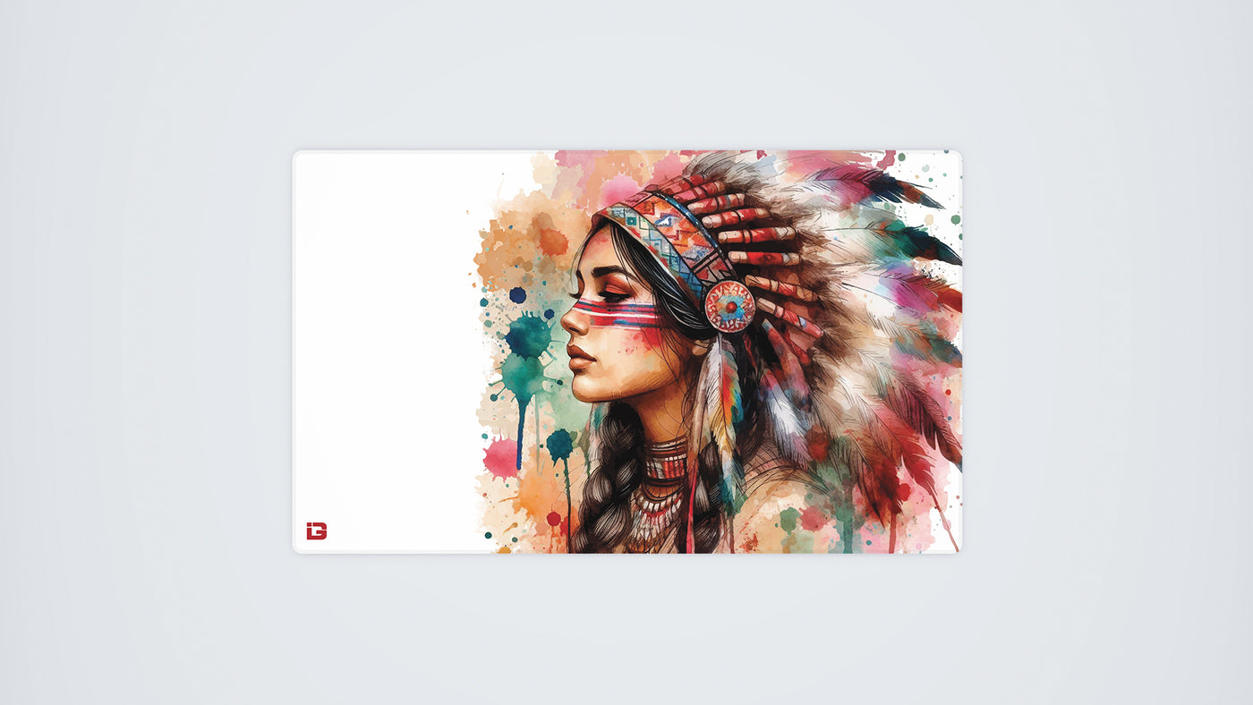 Native American Woman Watercolour