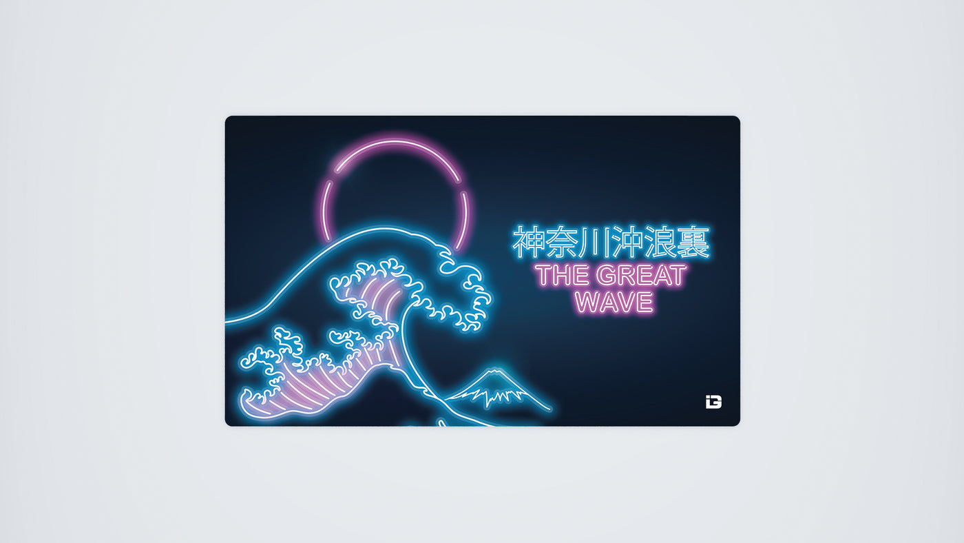 Neon Great Wave