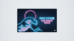 Neon Great Wave