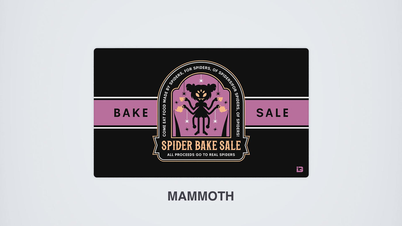 Emblème de la vente de gâteaux de l'araignée