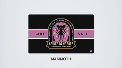Spinnen-Kuchenverkauf-Emblem