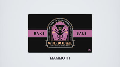 Emblème de la vente de gâteaux de l'araignée