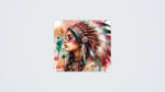 Native American Woman Watercolour