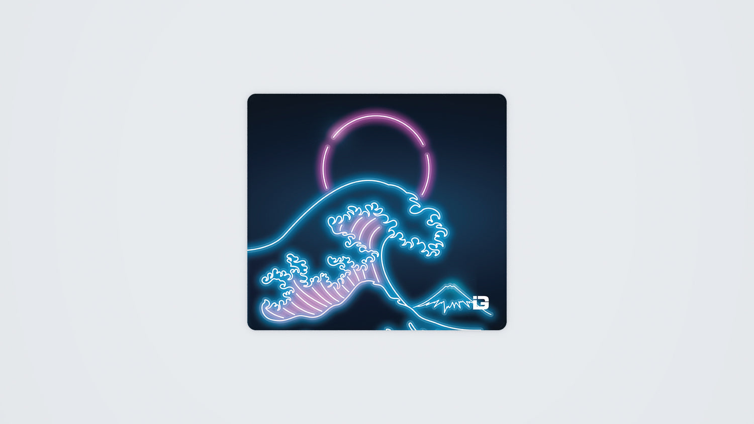 Neon Great Wave