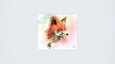Aquarelle Renard