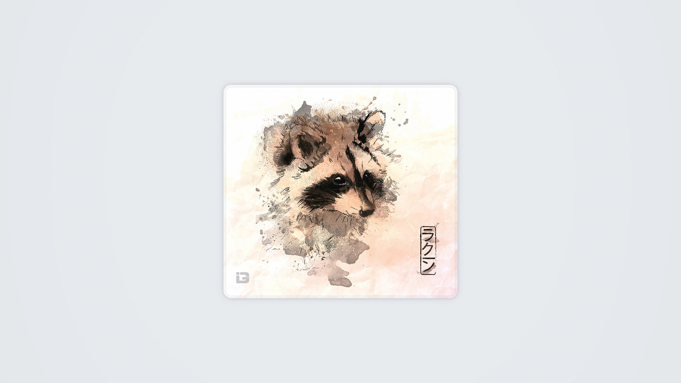 Water Colour Raccoon