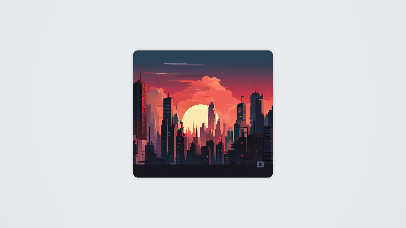 Coucher de soleil dans la Ville Sombre