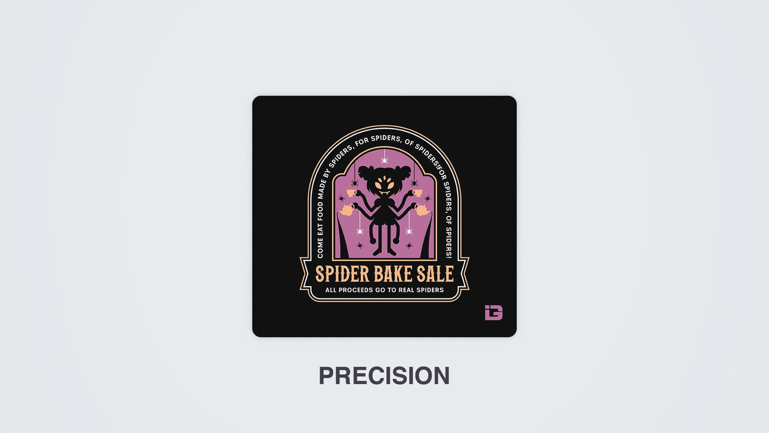 Emblème de la vente de gâteaux de l'araignée