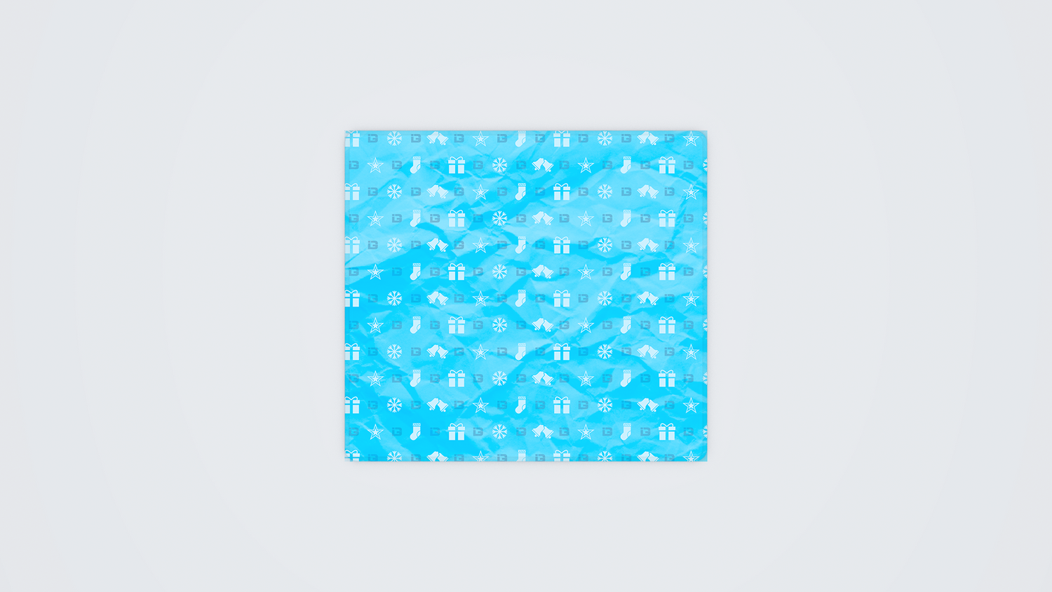 XMAS Wrapping Paper Blue