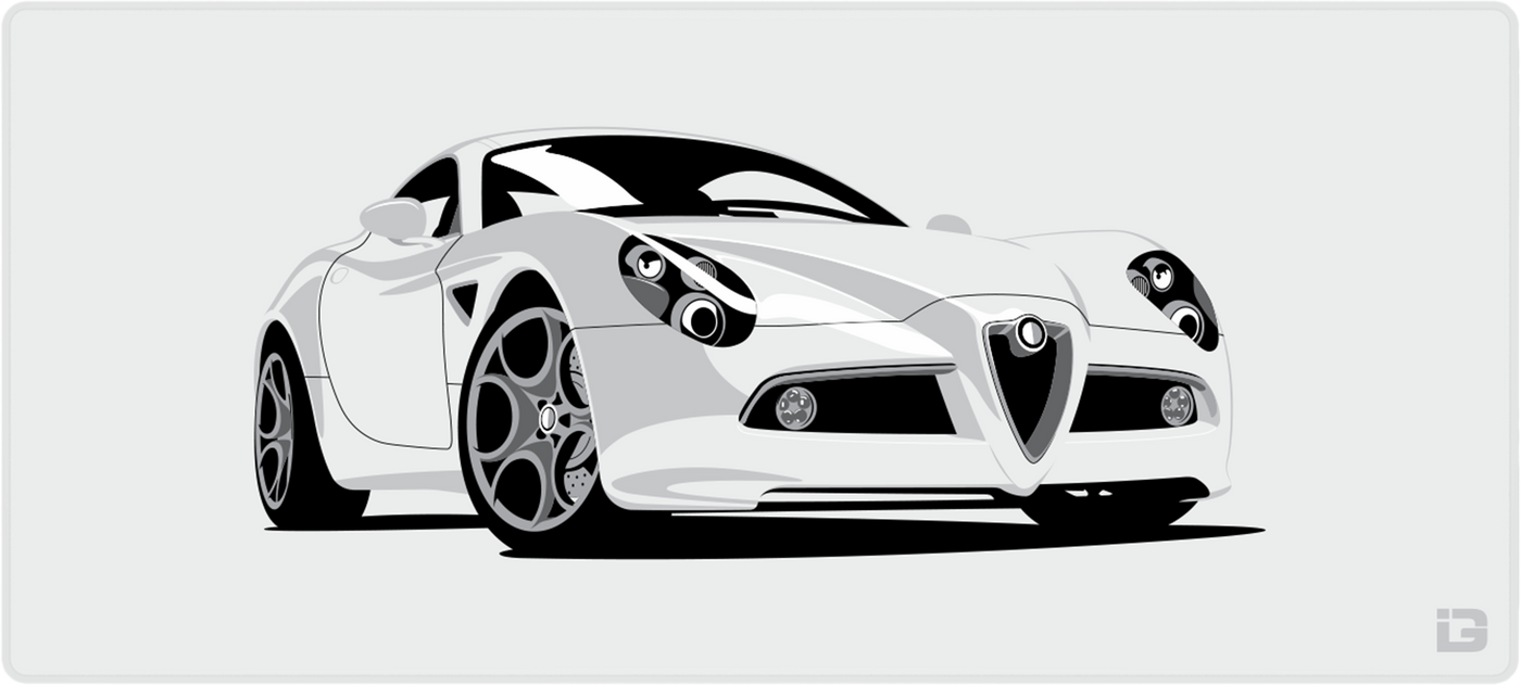 8C White