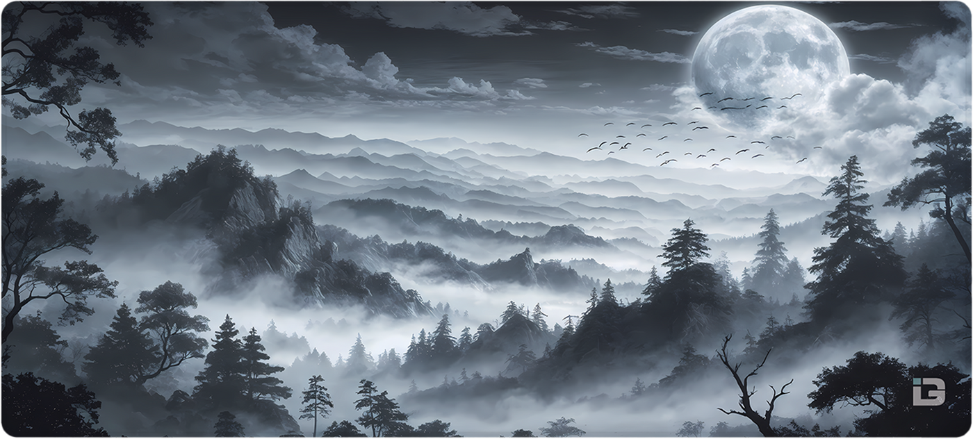 Grey Moonlit Night