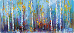 Colourful Birch Trees