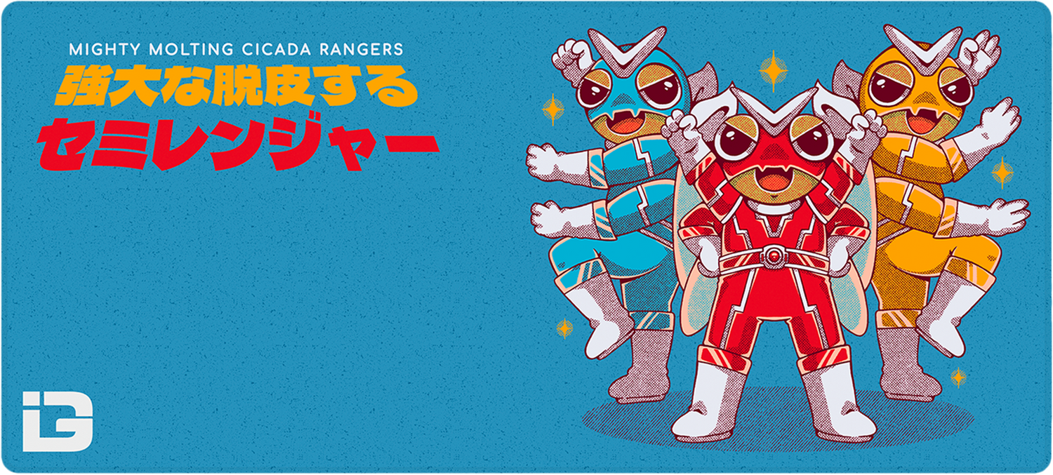 Mighty Molting Cicada Rangers