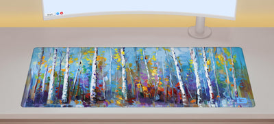 Colourful Birch Trees