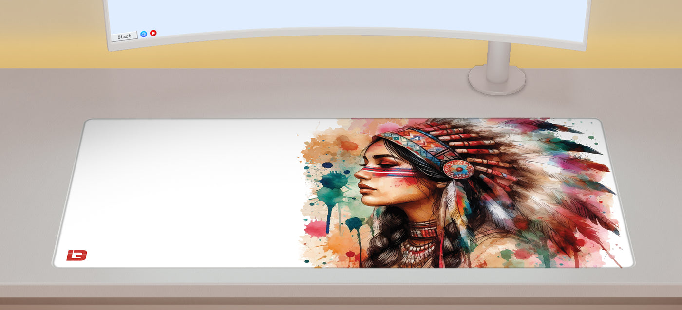 Native American Woman Watercolour
